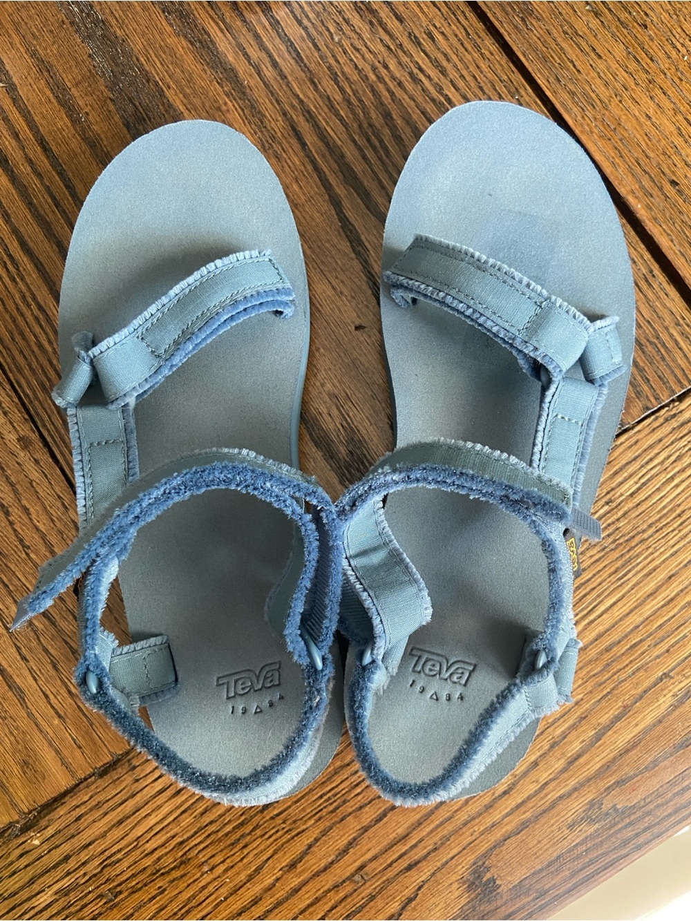 Teva Dusty Blue Adjustable Strap Sandals